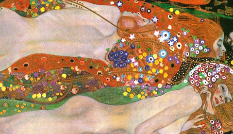 Water Serpents - Lanscape - Framed Prints by Gustav Klimt