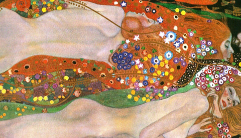Water Serpents - Lanscape by Gustav Klimt