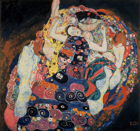 The Virgin - Canvas Prints by Gustav Klimt