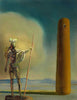Knight At The Tower  (Cavalier A La Tour) - Salvador Dali - Surrealist Painting - Posters