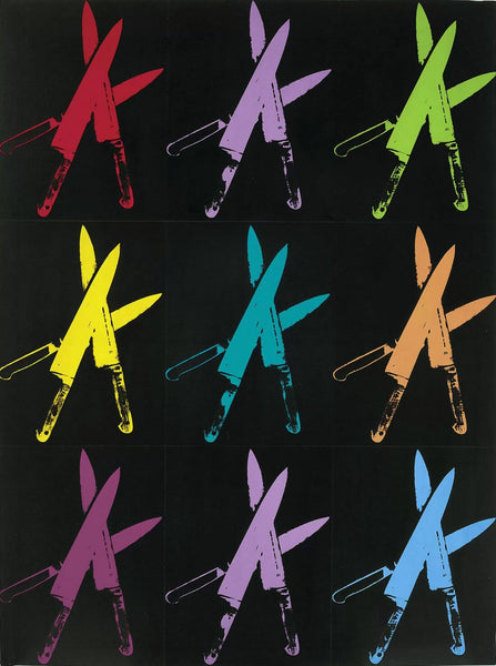 Knives - Andy Warhol  - Modern Pop Art Masterpiece Painting - Art Prints