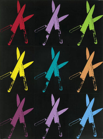 Knives - Andy Warhol  - Modern Pop Art Masterpiece Painting - Framed Prints