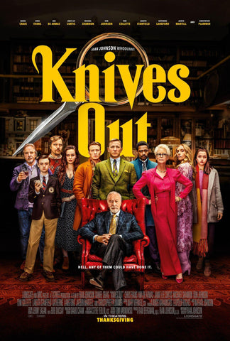 Knives Out - Daniel Craig - Oscar 2019 - Hollywood Mystery Movie Poster by Kaiden Thompson