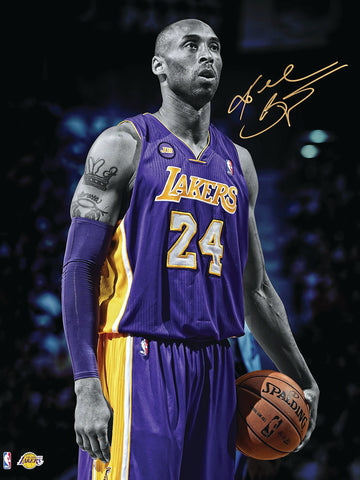 Spirit of Sports - Los Angeles Lakers Kobe Bryant - Basketball - Motivational Poster by Kimberli Verdun