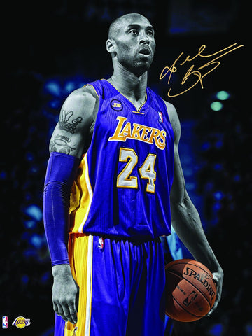 Spirit of Sports - Los Angeles Lakers Kobe Bryant - Basketball - Motivational Poster - Canvas Prints