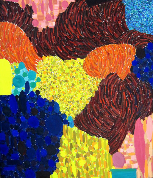 Kona Hi - Lynne Drexler - Abstract Floral Painitng - Framed Prints