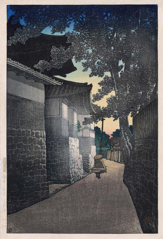 Kosho Temple - Kawase Hasui - Ukiyo-e Woodblock Print Art Painting - Framed Prints