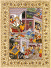 Krishna Kills The Evil King Of Mathura Kansa - Mughal Painting c1590 - Posters