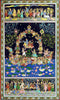 Krishna Raas Leela - Pattachitra - Indian Folk Art Painting - Large Art Prints