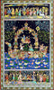 Krishna Raas Leela - Pattachitra - Indian Folk Art Painting - Life Size Posters