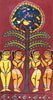 Krishna Stealing Gopis Clothes - Jamini Roy - Bengal School Art Painting - Framed Prints