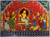 Krishna Sudama - Pattachitra - Indian Folk Art Painting - Canvas Prints