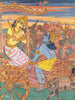 Krishna and Arjuna - Mahabharat - S Rajam - Large Art Prints