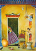 Krishna and Friends Stealing Butter - Vintage Indian Painting - Canvas Prints