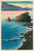 Kude Beach in Wakasa Province (from the series Souvenirs of Travel) - Kawase Hasui - Japanese Woodblock Ukiyo-e Art Painting Print - Posters