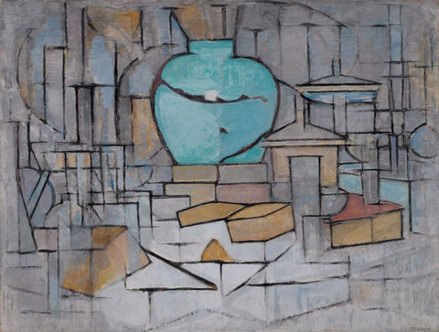 Still Life with Gingerpot II - Life Size Posters by Piet Mondrian