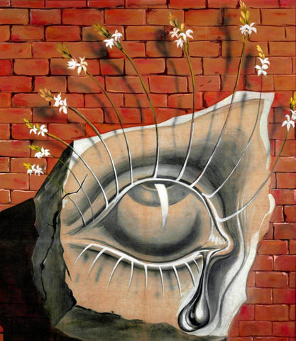 L’Oeil Fleuri ( El ojo florecido) - Salvador Dali Painting - Surrealism Art by Salvador Dali
