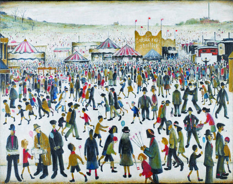 Lancashire Fair Good Friday Daisy Nook - L S Lowry by L S Lowry