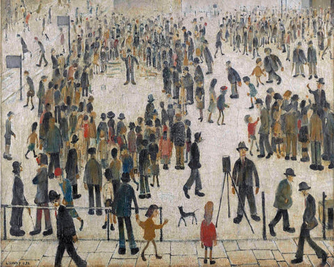 Marketplace - L S Lowry - Large Art Prints