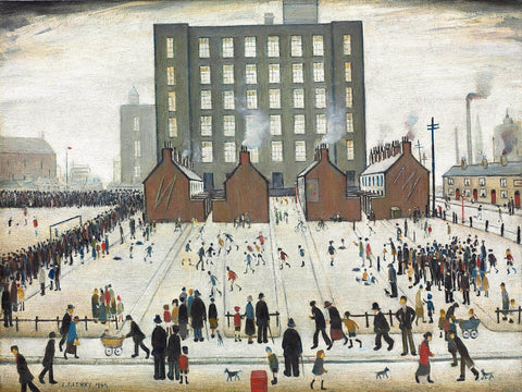 Saturday Afternoon - L S Lowry - Framed Prints