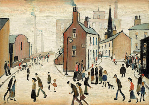 Street Scene - L S Lowry - Art Prints