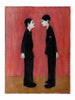 Two Men Talking - L S Lowry - Canvas Prints