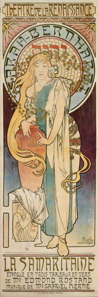 La Samaritaine Sarah Bernhardt - Alphonse Mucha - Art Nouveau Print - Life Size Posters
