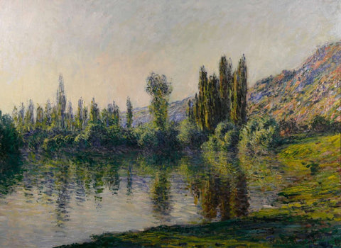 The Seine at Vétheuil (La Seine à Vétheuil) – Claude Monet Painting –  Impressionist Art - Canvas Prints