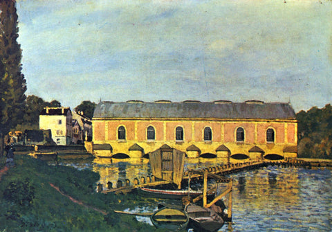 La Machine de Marly by Alfred Sisley