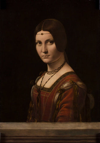 La Belle Ferronniere by Leonardo da Vinci