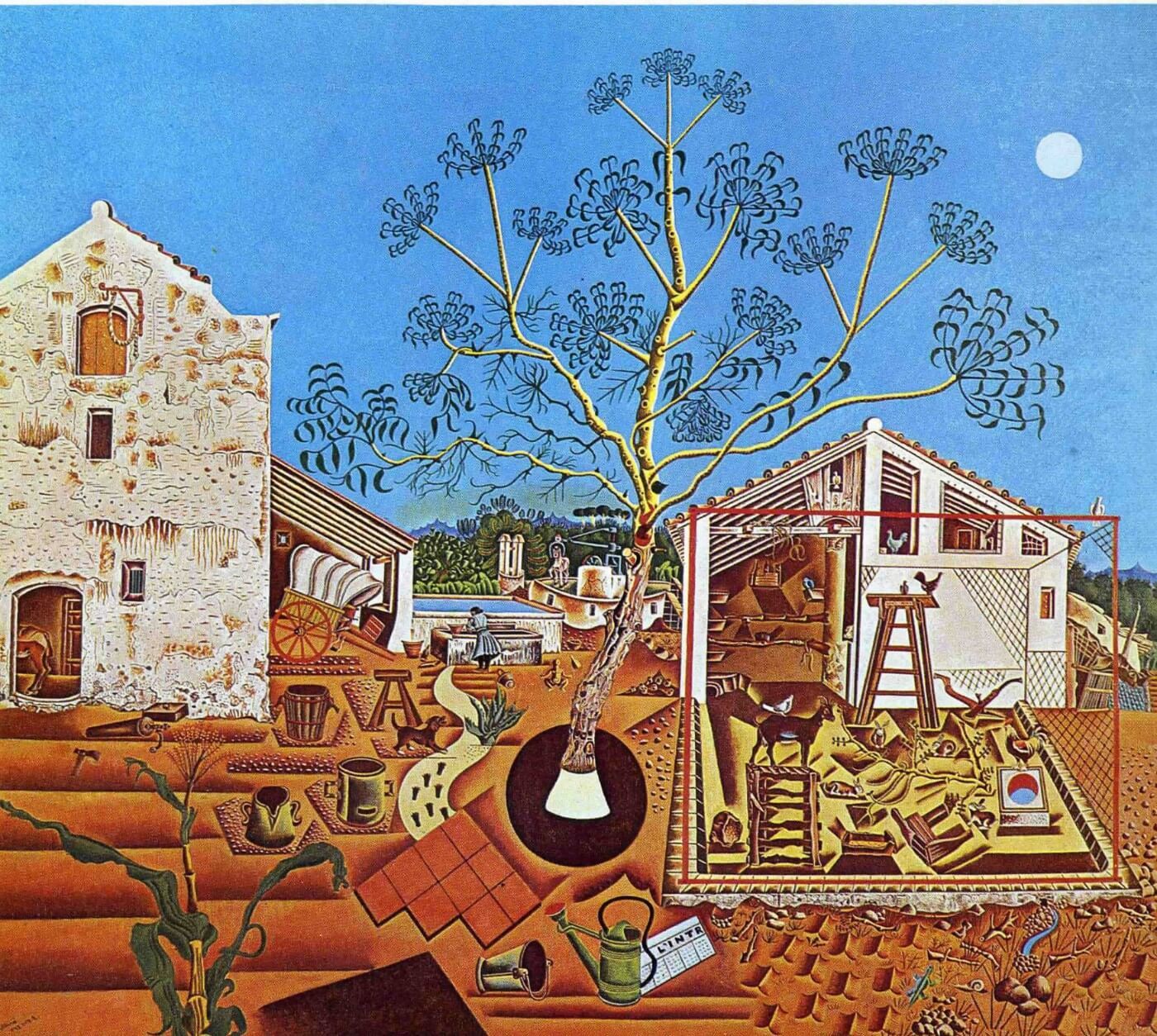 Joan Miro、LE GRAND NU DEBOUT、画集画、新品額装付 La_Granja_The_Farm.jpg?v=