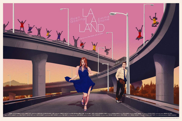 La La Land - Tallenge Hollywood Movie Poster Collection - Canvas Prints