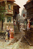 Ladies In The Street - Mariano Alonso Perez - Canvas Prints