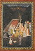 Ladies Visiting Holy Men - Mir Kalan Khan - Mughal Miniature Art Indian Painting - Art Prints