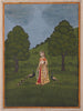 Indian Miniature Paintings - Lady with Pecocks - Rajput-Ragamala - Painting - Canvas Prints