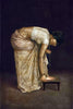 Lady Applying Color (Alta) - Hemen Mazumdar - Indian Masters Painting - Posters