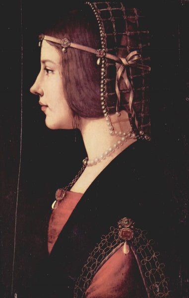Lady Beatrice D'Este by Leonardo da Vinci | Tallenge Store | Buy Posters, Framed Prints & Canvas Prints