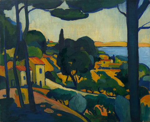 Landscape Near Cassis - Andre Derain - Framed Prints