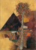 Landscape Of A Triangle (Egypt) - MF Husain - Large Art Prints