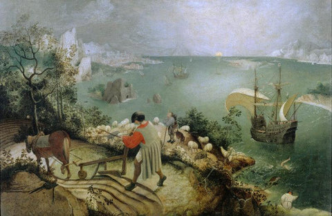 Landscape With The Fall Of Icarus - Large Art Prints by Pieter Bruegel the Elder