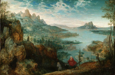 Landscape With The Flight Into Egypt - Large Art Prints by Pieter Bruegel the Elder