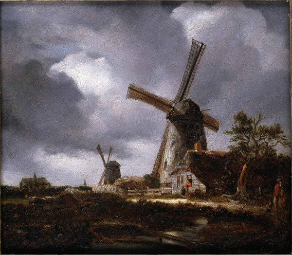 Landscape With Windmills Near Haarlem - Framed Prints