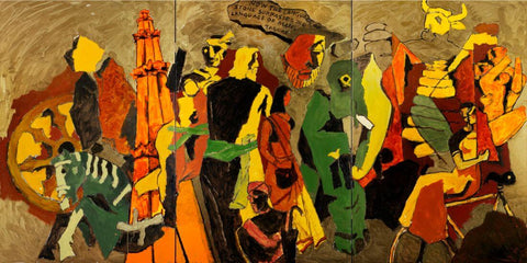 Language Of Stone by M F Husain
