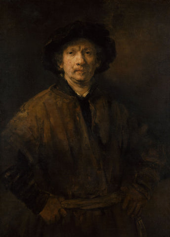 Large Self-Portrait - Rembrandt van Rijn by Rembrandt