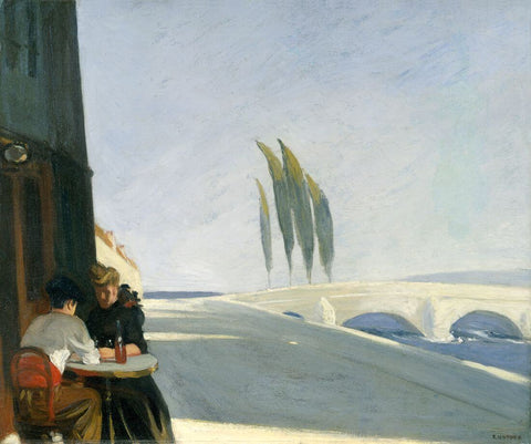 The Wine Shop (Le Bistro) - Edward Hopper - Framed Prints by Edward Hopper