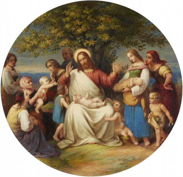 Christ Blessing The Little Children - Framed Prints
