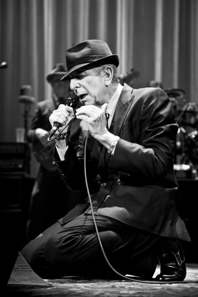 Leonard Cohen - Live At Key Arena - Large Art Prints