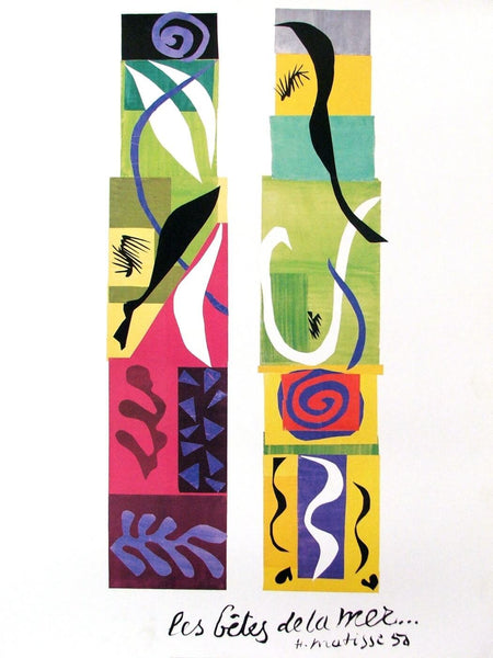 Les Betes de la Mer - Henri Matisse - Posters