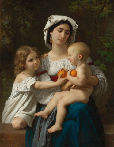 Oranges (Des oranges) – Adolphe-William Bouguereau Painting - Posters by Tallenge Store