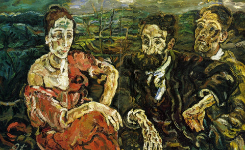 Les emigrants (The Immigrants) by Oskar Kokoschka